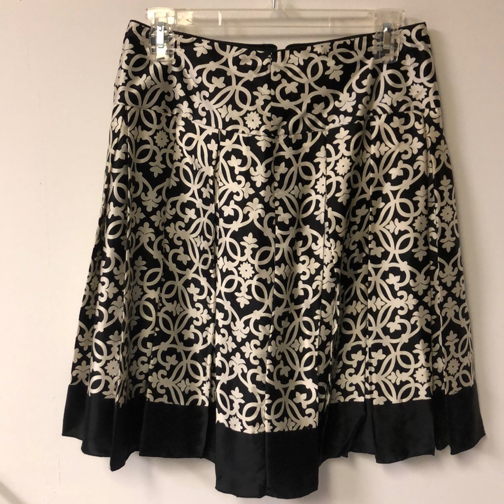 White black skirt